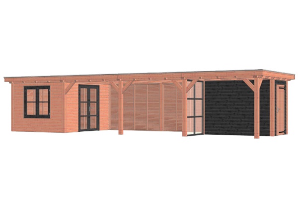 Buitenverblijf Siena 1220x415 cm - Combinatie 1 afbeelding