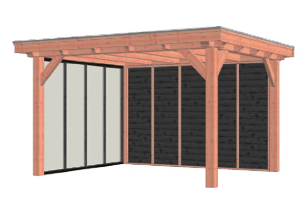 Buitenverblijf Siena 415x350 cm - Combinatie 1 afbeelding