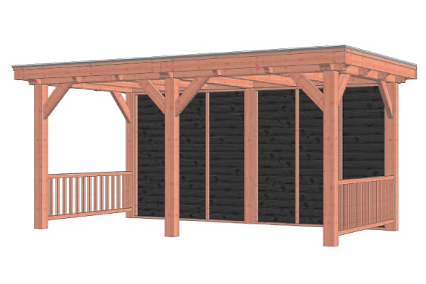Buitenverblijf Siena 535x300 cm - Combinatie 1 afbeelding