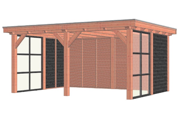 Buitenverblijf Siena 535x415 cm - Combinatie 1 afbeelding