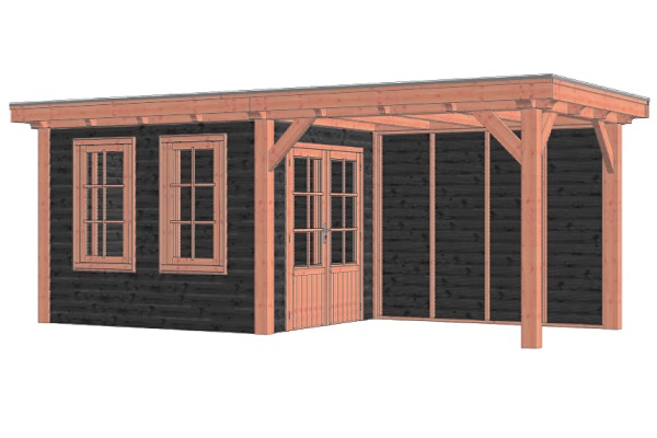 Buitenverblijf Siena 640x300 cm - Combinatie 1 afbeelding