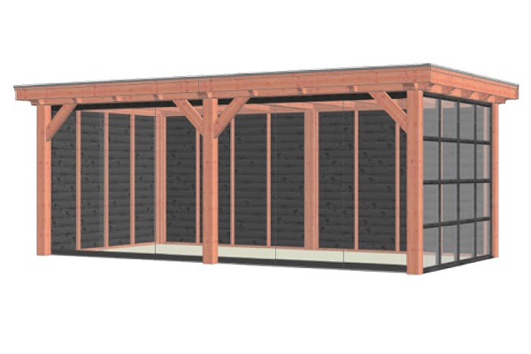 Buitenverblijf Siena 640x350 cm - Combinatie 1 afbeelding