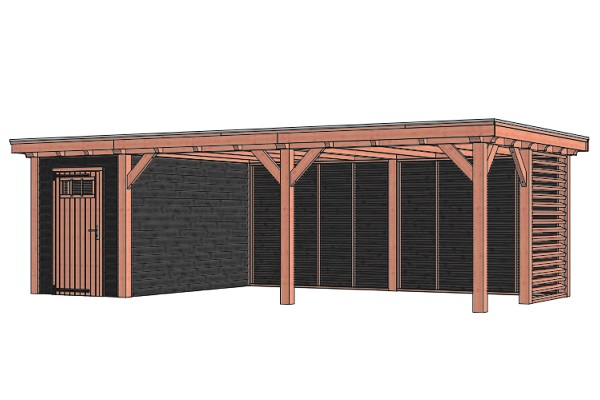 Buitenverblijf Siena 820x415 cm - Combinatie 1 afbeelding