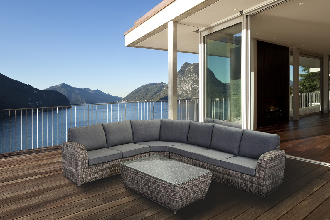 Van Kooten Tuin en Buitenleven SenS-Line Caron corner loungeset grijs