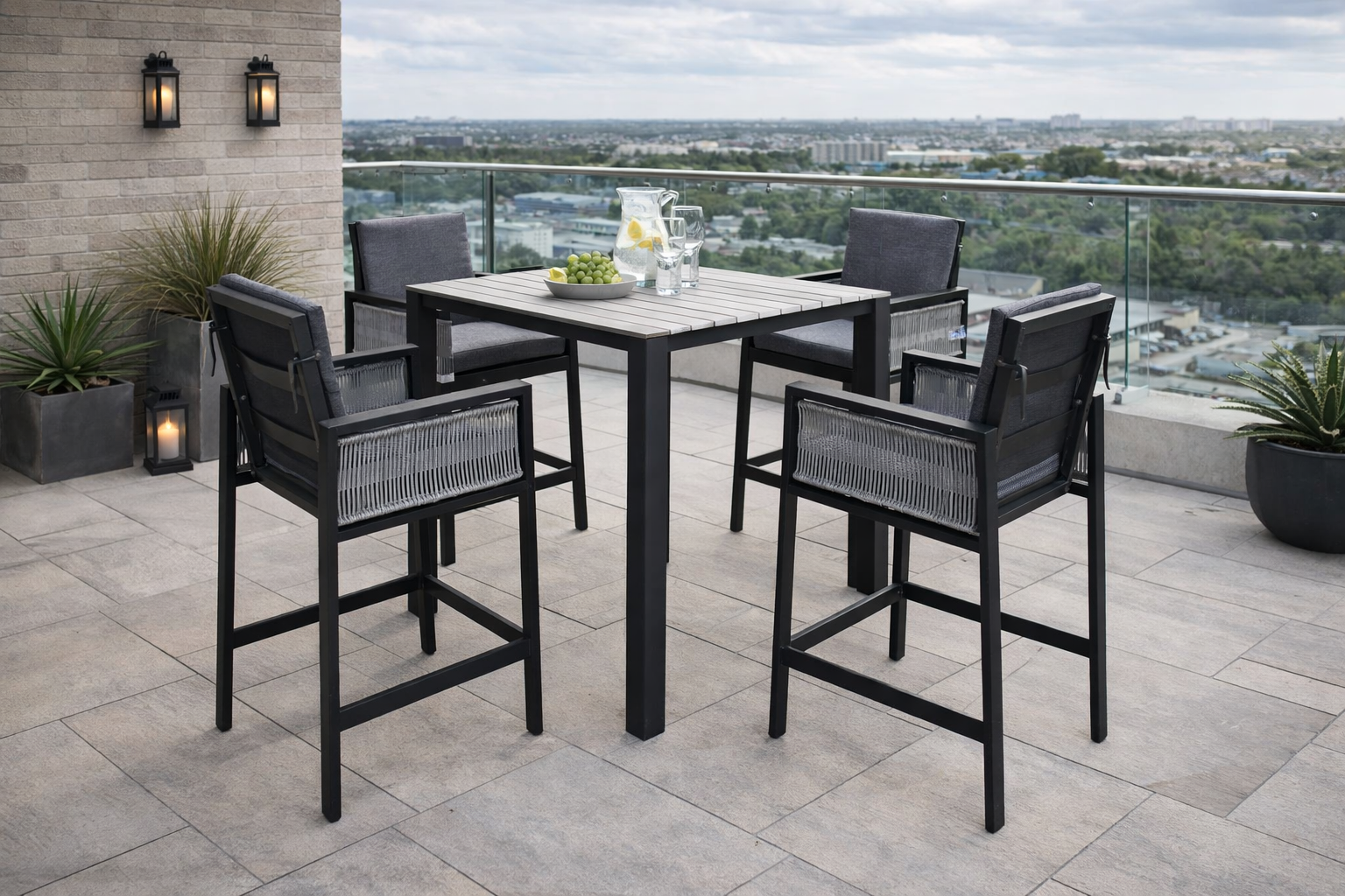 SenS-Line Ibiza aluminium barset - Showmodel Numansdorp- - Aluminium- Sens-Line afbeelding 1