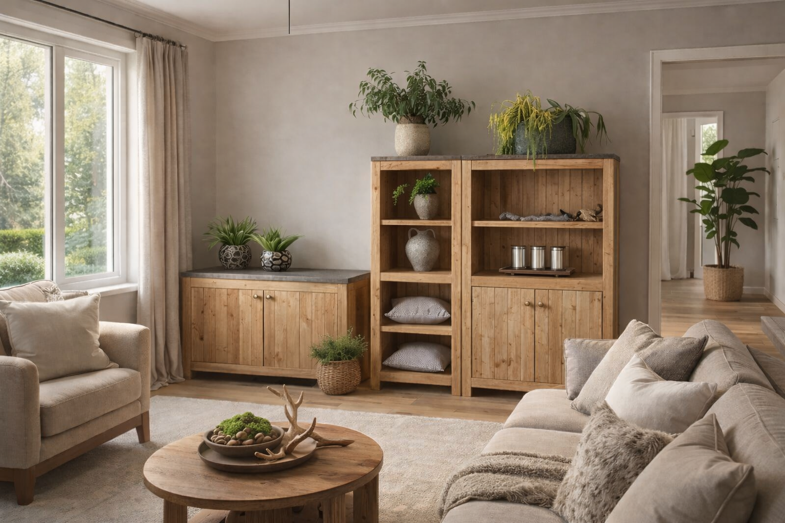 Woodvision Douglas buitenkeuken 279,5x168/90x56 cm - Showmodel Hoofddorp