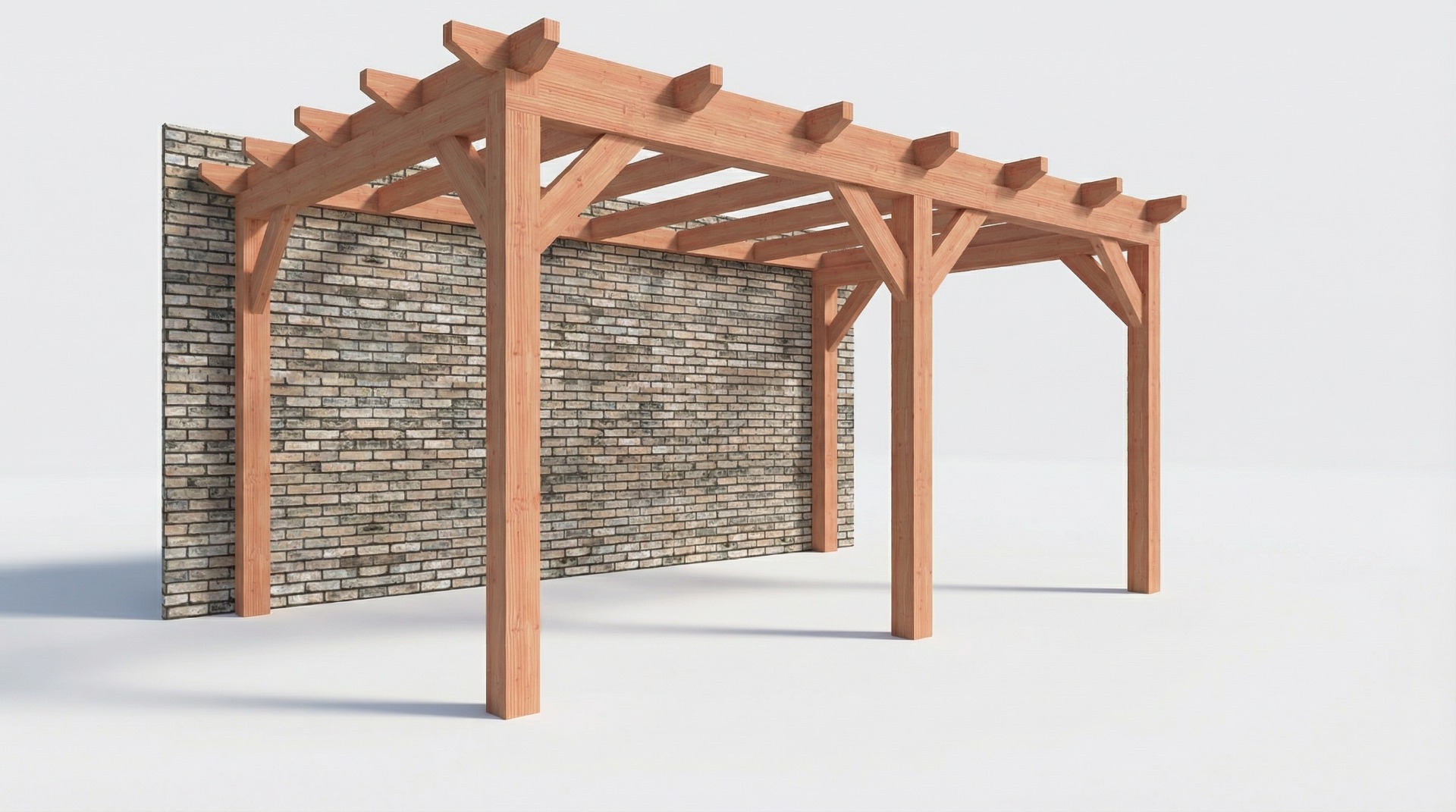 Bouwpakket aanbouwveranda 531x326 cm fijnbezaagd Douglas