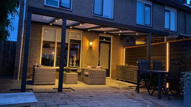 Legend Edition veranda 600x300 cm - IQ relax polycarbonaat dak  - Barneveld