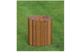 Koloniaal Veronderstelling dam Rolborder hardhout 30x180 cm | Van Kooten