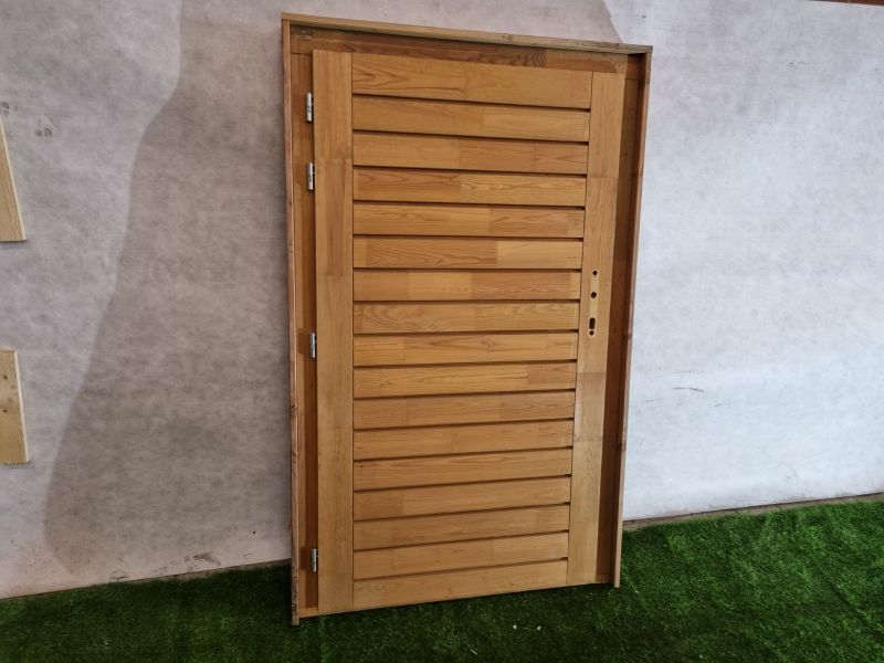 Enkele houten blanke deur – linksdraaiend, inclusief hang- en sluitwerk (191 x 118 cm) - SALE25070 Enkele houten blanke deur – linksdraaiend, inclusief hang- en sluitwerk (191 x 118 cm) - SALE25070