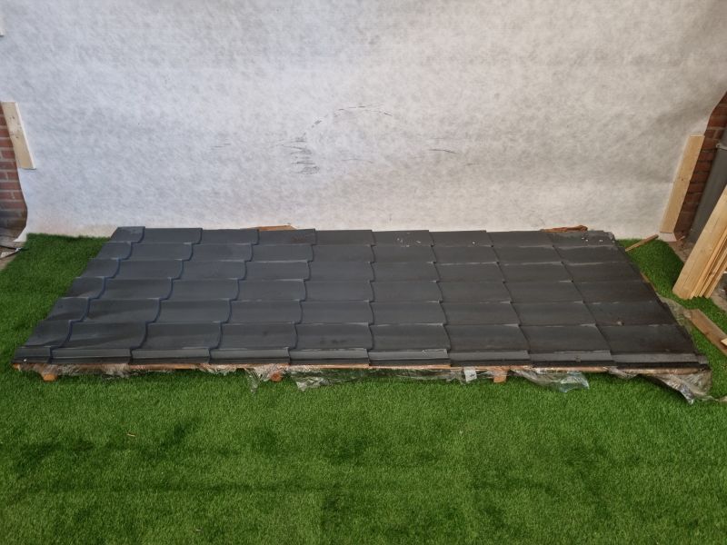 Aluminium dakpanplaten – 300 x 118 cm (5 stuks in 1 koop) - SALE25100