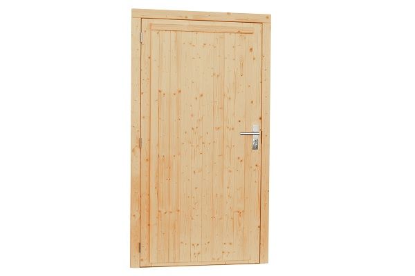 Dichte deur 112x201 cm - Blank linksdraaiend Dichte deur 112x201 cm - Blank linksdraaiend