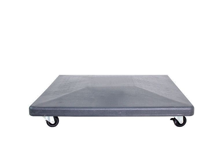 Hawaii parasolvoet - cement - black - 90 kg - met wieltjes Hawaii parasolvoet - cement - black - 90 kg - met wieltjes