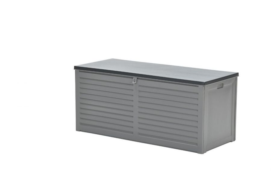 Primo kussenbox - 490L - 146,4x61 - kunststof - dark grey - black Primo kussenbox - 490L - 146,4x61 - kunststof - dark grey - black