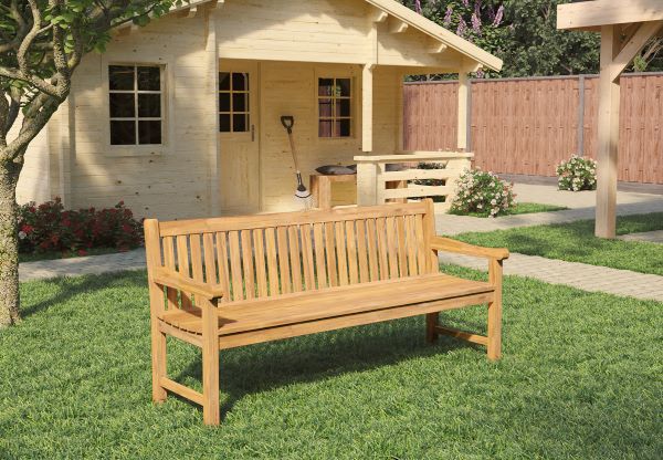 Teak parkbank Norwich 180x91 cm Teak parkbank Norwich 180x91 cm