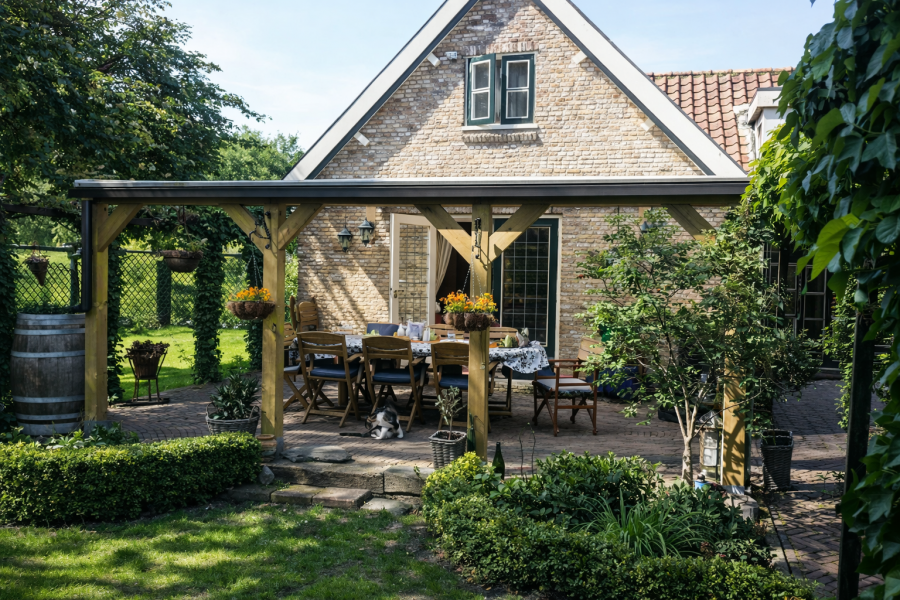 Veranda Butterfly 500x400cm - Goudswaard