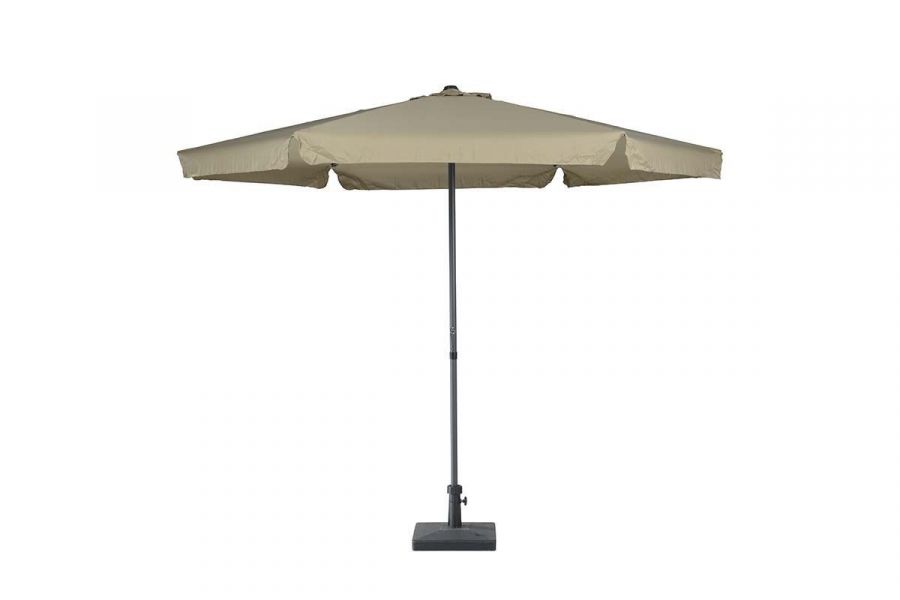 Delta parasol - Ø300 cm carbon black - taupe Delta parasol - Ø300 cm carbon black - taupe