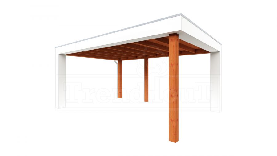 Buitenverblijf Verona 510x400 cm - Plat dak model links Buitenverblijf Verona 510x400 cm - Plat dak model links