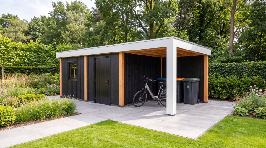 Buitenverblijf Verona model rechts 755 x 400 cm