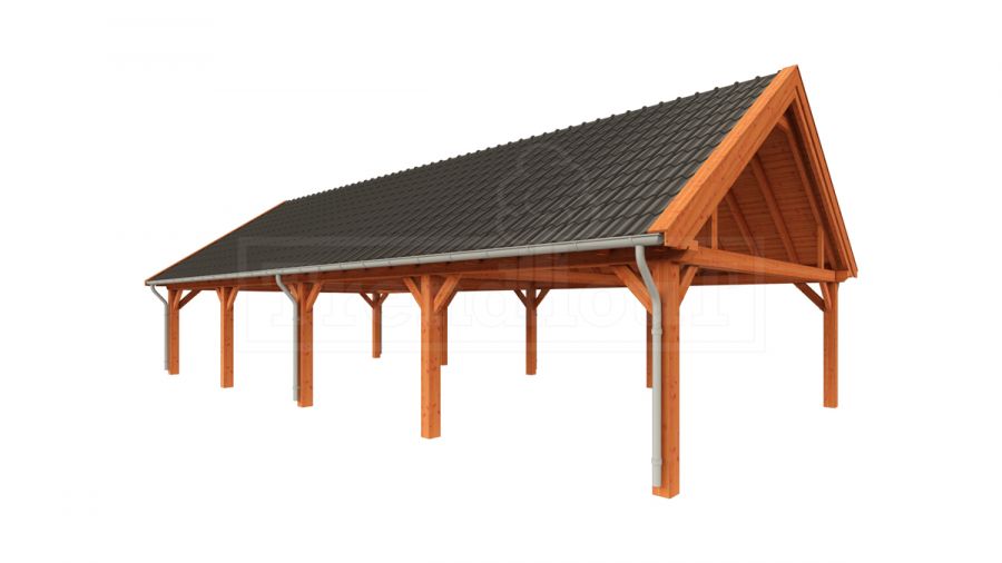 Overkapping Zadeldak XXL 1505x700 cm Overkapping Zadeldak XXL 1505x700 cm