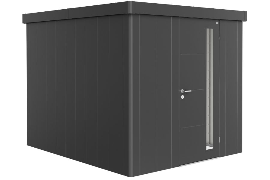 Biohort Metalen tuinhuis Neo - Enkele deur - Donkergrijs - 3B (236x292 cm) Biohort Metalen tuinhuis Neo - Enkele deur - Donkergrijs - 3B (236x292 cm)
