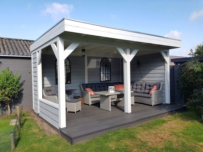 Douglasvision buitenverblijf Modulair Basis 500x310 cm - Steenbergen Douglasvision buitenverblijf Modulair Basis 500x310 cm - Steenbergen