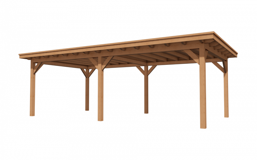 Houten overkapping Elegante 500x400 cm - Vrijstaand Houten overkapping Elegante 500x400 cm - Vrijstaand