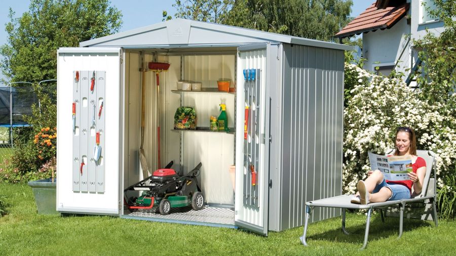 Biohort Europa 3 metalen tuinhuis 244x156x203 cm Biohort Europa 3 metalen tuinhuis 244x156x203 cm