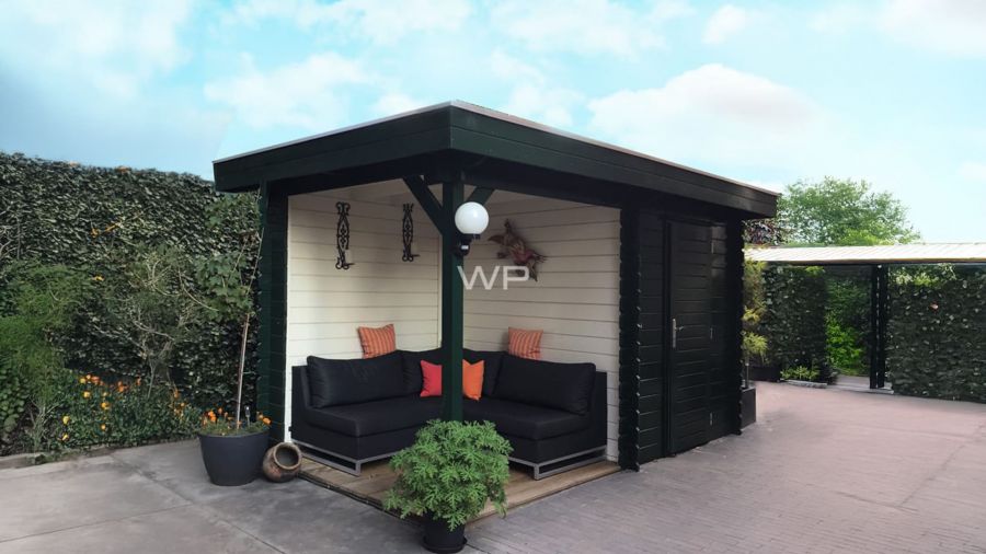 Woodpro Friesland Tuinhuis 400x200 cm 28 mm vuren blank Woodpro Friesland Tuinhuis 400x200 cm 28 mm vuren blank