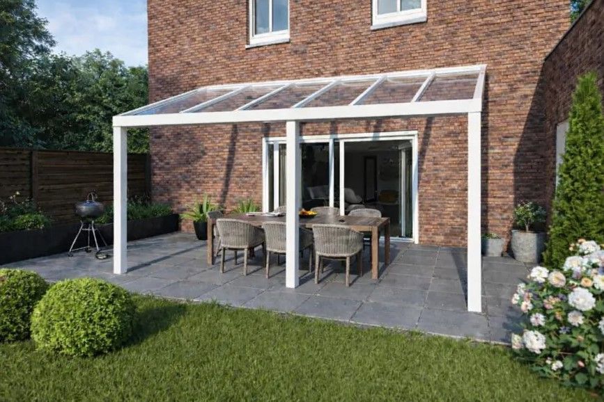Verasol Greenline aluminium veranda 400x250 cm glasdak