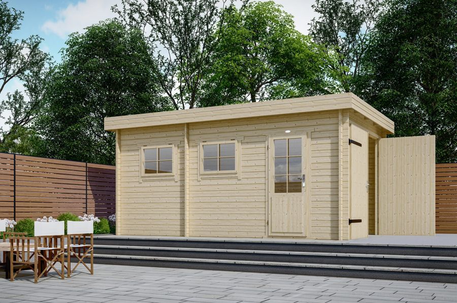 Interflex Garage 3352 330x520 cm - geïmpregneerd plat dak Interflex Garage 3352 330x520 cm - geïmpregneerd plat dak