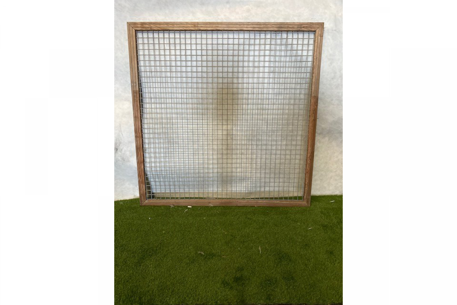 1 stuk beschikbaar: Gaaselement met hardhouten kader 180x180 cm - licht beschadigd - SALE01783 1 stuk beschikbaar: Gaaselement met hardhouten kader 180x180 cm - licht beschadigd - SALE01783
