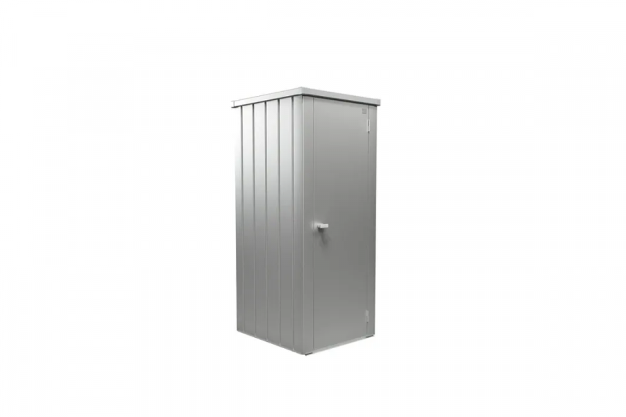 Biohort Julia L High metalen terraskast 77,7x87x180,9 cm zilver metallic