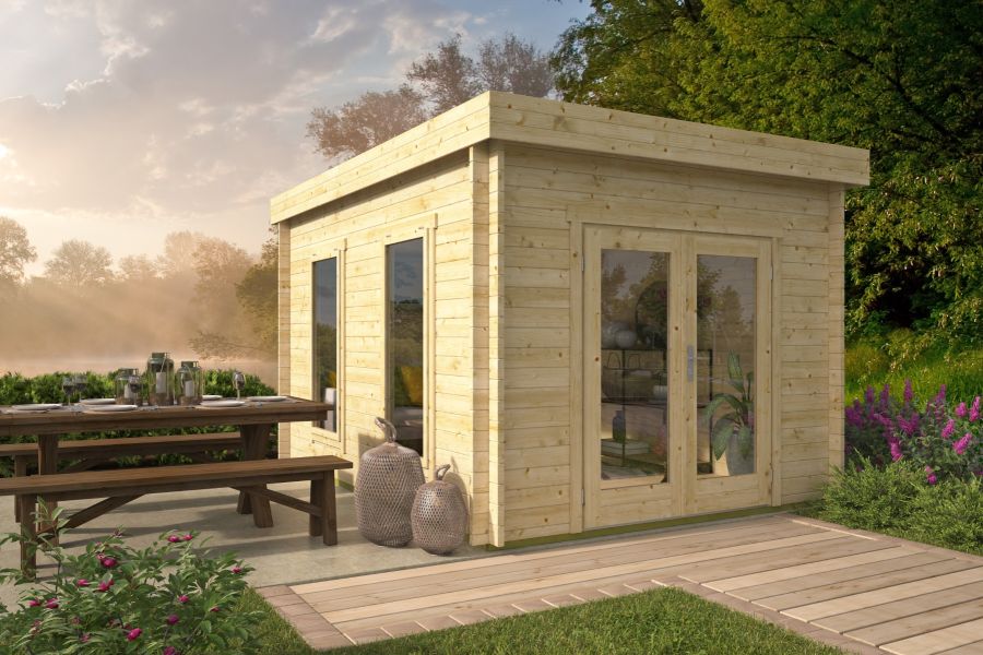 Tuindeco Kerry Blokhut 300x400 cm 40 mm vuren blank