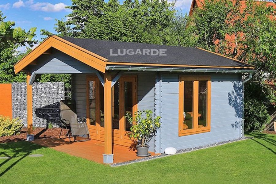 Lugarde Blokhut B60 420x520 cm - 44 mm Lugarde Blokhut B60 420x520 cm - 44 mm