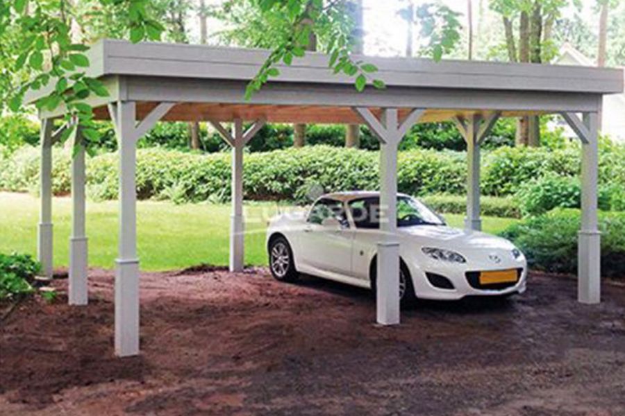 Carport Plat Dak C1 - 420x540 cm Carport Plat Dak C1 - 420x540 cm