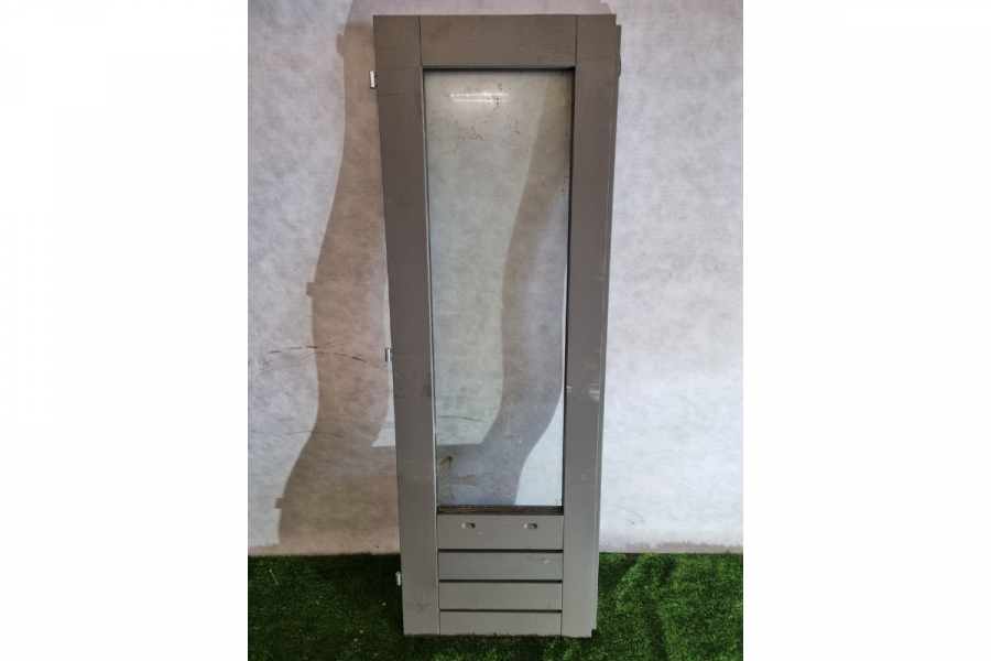 Enkele houten deur grijs 60 x 180,5 cm (bxh) - SALE25055 Enkele houten deur grijs 60 x 180,5 cm (bxh) - SALE25055