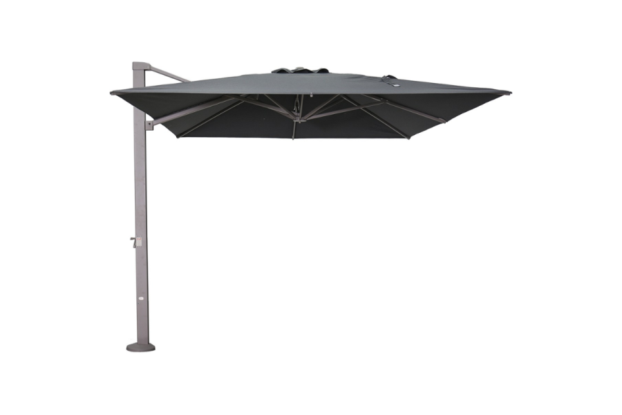 Garden Impressions Hawaii Emperor zweefparasol - 300x400 cm taupe / antraciet Garden Impressions Hawaii Emperor zweefparasol - 300x400 cm taupe / antraciet