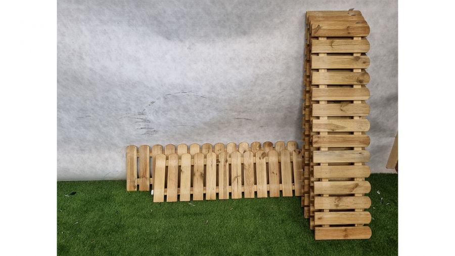Houten tuinhekjes 40x150 cm - 6 stuks in 1 koop! - SALE25146 Houten tuinhekjes 40x150 cm - 6 stuks in 1 koop! - SALE25146