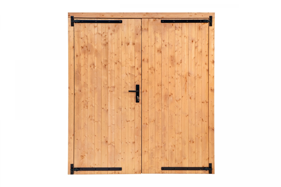 Red Class Wood dubbele dichte deur 185x205 cm buitenmaat Red Class Wood dubbele dichte deur 185x205 cm buitenmaat