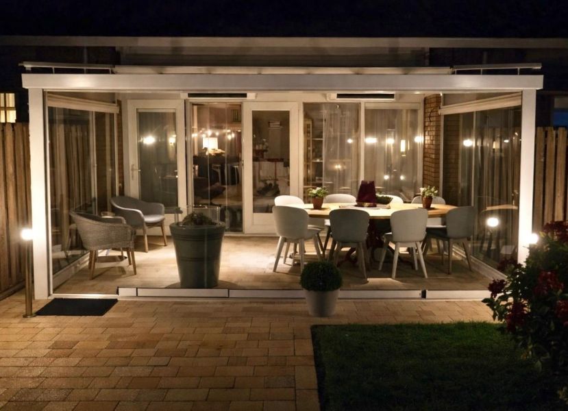 Aluminium Veranda Profiline met glasschuifsysteem - Amsterdam Aluminium Veranda Profiline met glasschuifsysteem - Amsterdam