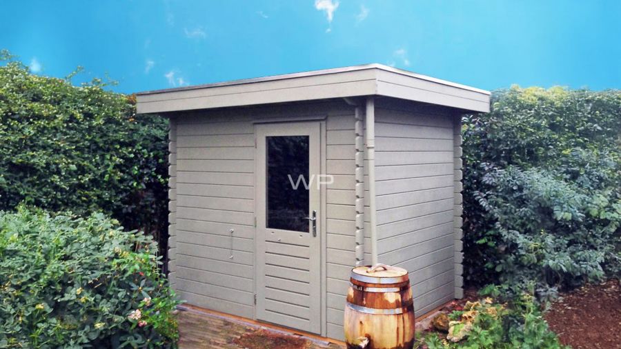 Woodpro Duinen Tuinhuis 250x200 cm 28 mm vuren blank