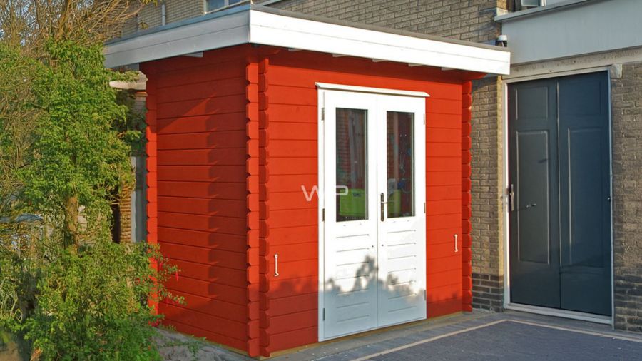 Woodpro Roden Tuinhuis 250x150 cm 28 mm vuren blank