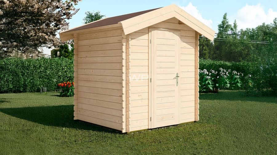 Woodpro Blokhut/Tuinhuis Maren 200x200 cm vuren blank Woodpro Blokhut/Tuinhuis Maren 200x200 cm vuren blank