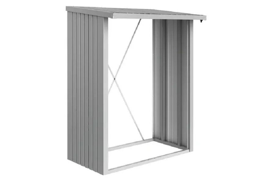 Biohort metalen multi opslagplaats Woodstock zilvergrijs 157x102x199 cm Biohort metalen multi opslagplaats Woodstock zilvergrijs 157x102x199 cm