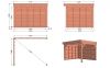Trendhout Overkapping Traditioneel douglas 375x330x260 cm met douglas onbehandelde wanden