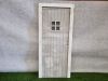 Enkele wit gebeitste houten deur – enkel glas, zonder hang- en sluitwerk (200 x 90 cm) - SALE25132