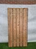 Douglas poort met stalen frame – 195 x 95,5 cm, 13-planks - SALE25139