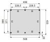 Plattegrond Buitenverblijf plat dak premium XXL 500x400 cm