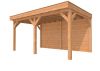 Buitenverblijf plat dak premium XXL 500x400 cm met achterwanden